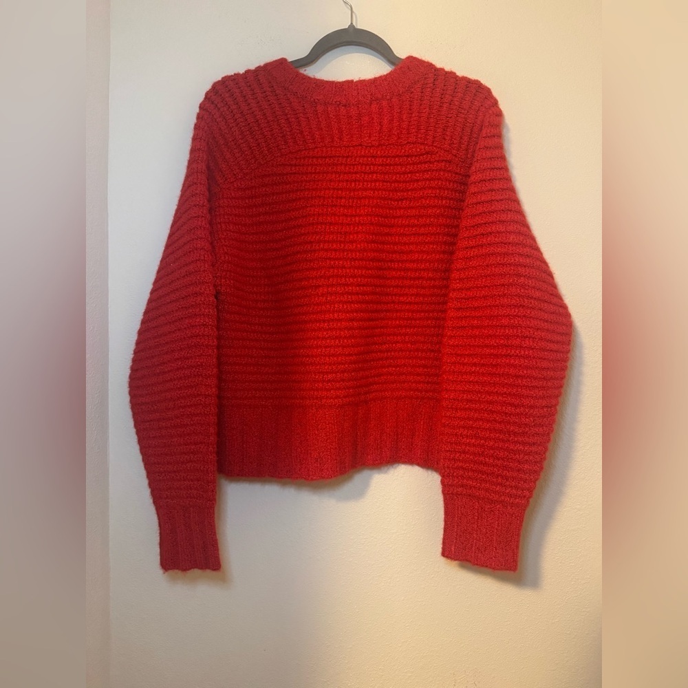 pistola Chunky Red Crewneck Sweater - Picture 6 of 6